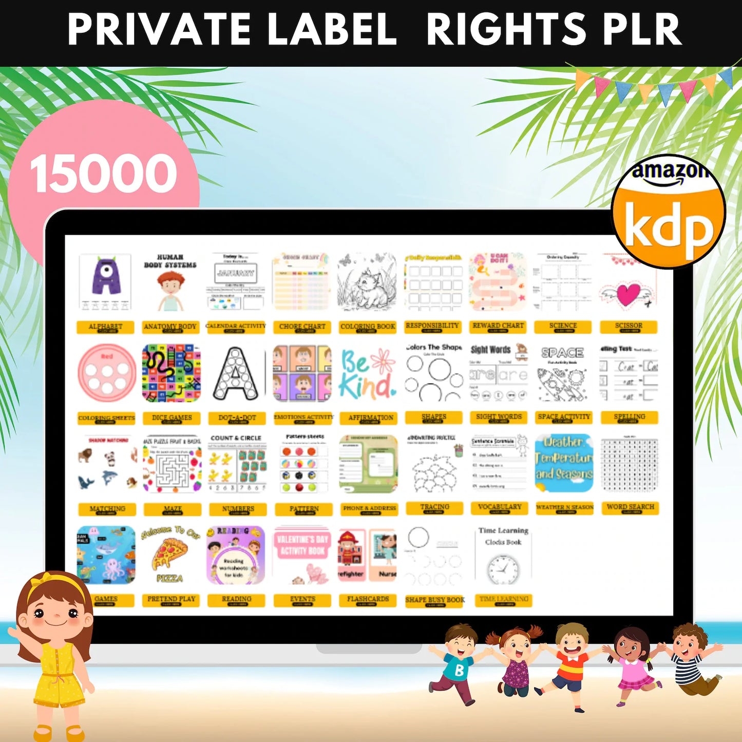 Back to School Mega Bundle: +15000 Activity Books & Coloring Pages with Resell Rights